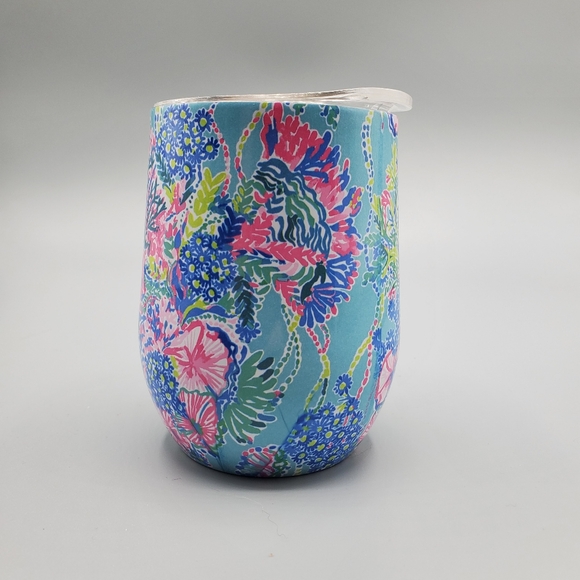 LILLY PULITZER BEACH YOU TO IT INSULATED STEMLESS 12 OZ TUMBLER - Picture 6 of 11